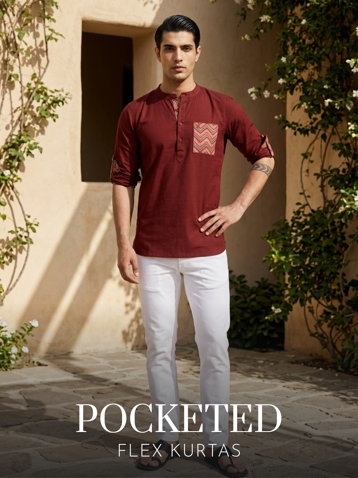 POCKETED FLEX KURTAS