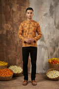 MITRA KURTA - MUSTARD Size M | Veda Handcrafted Ethnic Wear