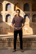 SOMA KURTA - BLACK Size M | Veda Handcrafted Ethnic Wear