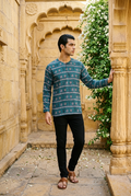 AGNI KURTA - JADE GREEN Size M | Veda Handcrafted Ethnic Wear
