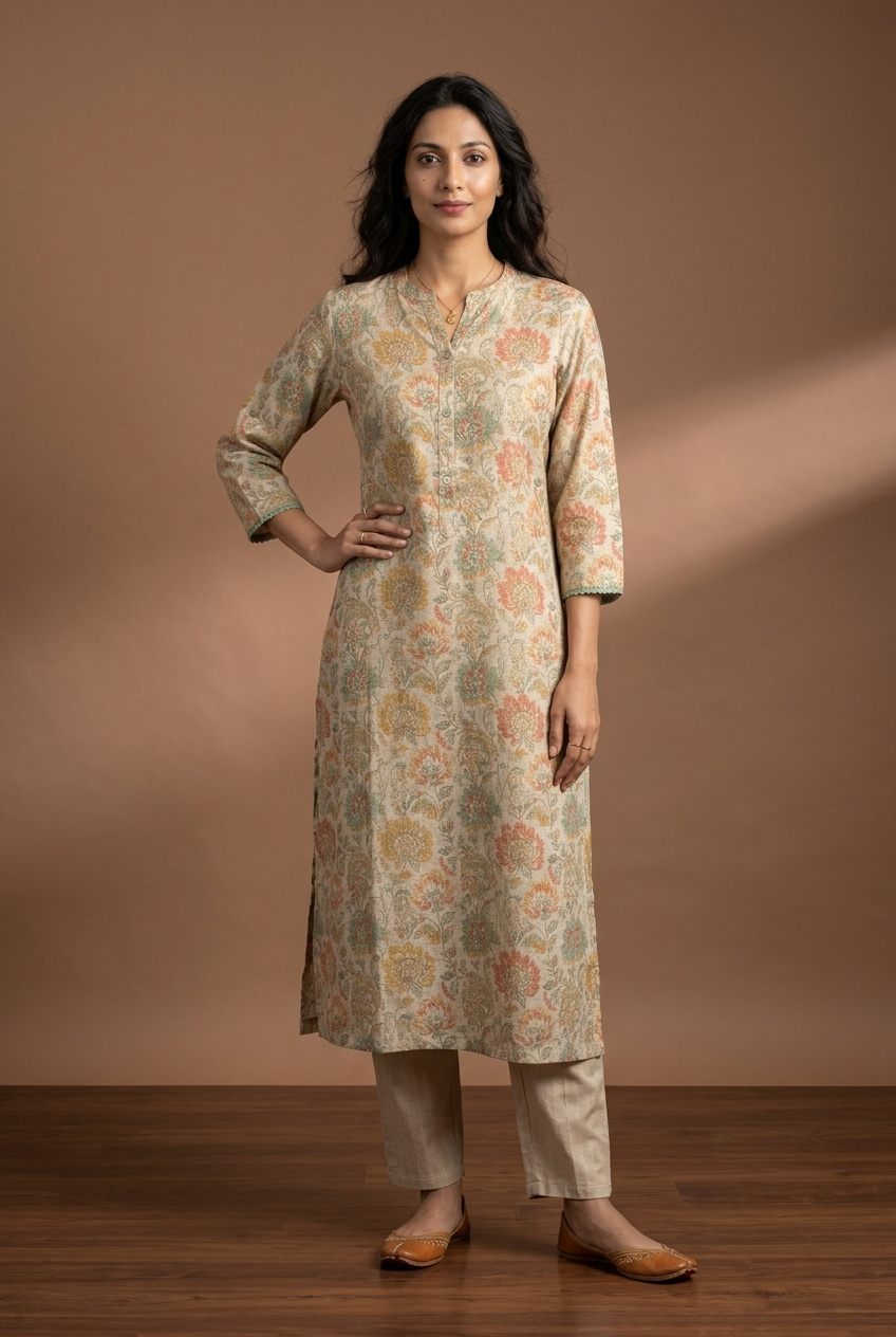 VIVEKA KURTA COMBO - MULTI Size M | Veda Handcrafted Ethnic Wear