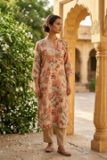 TAMARASA KURTA COMBO - RUST Size M | Veda Handcrafted Ethnic Wear