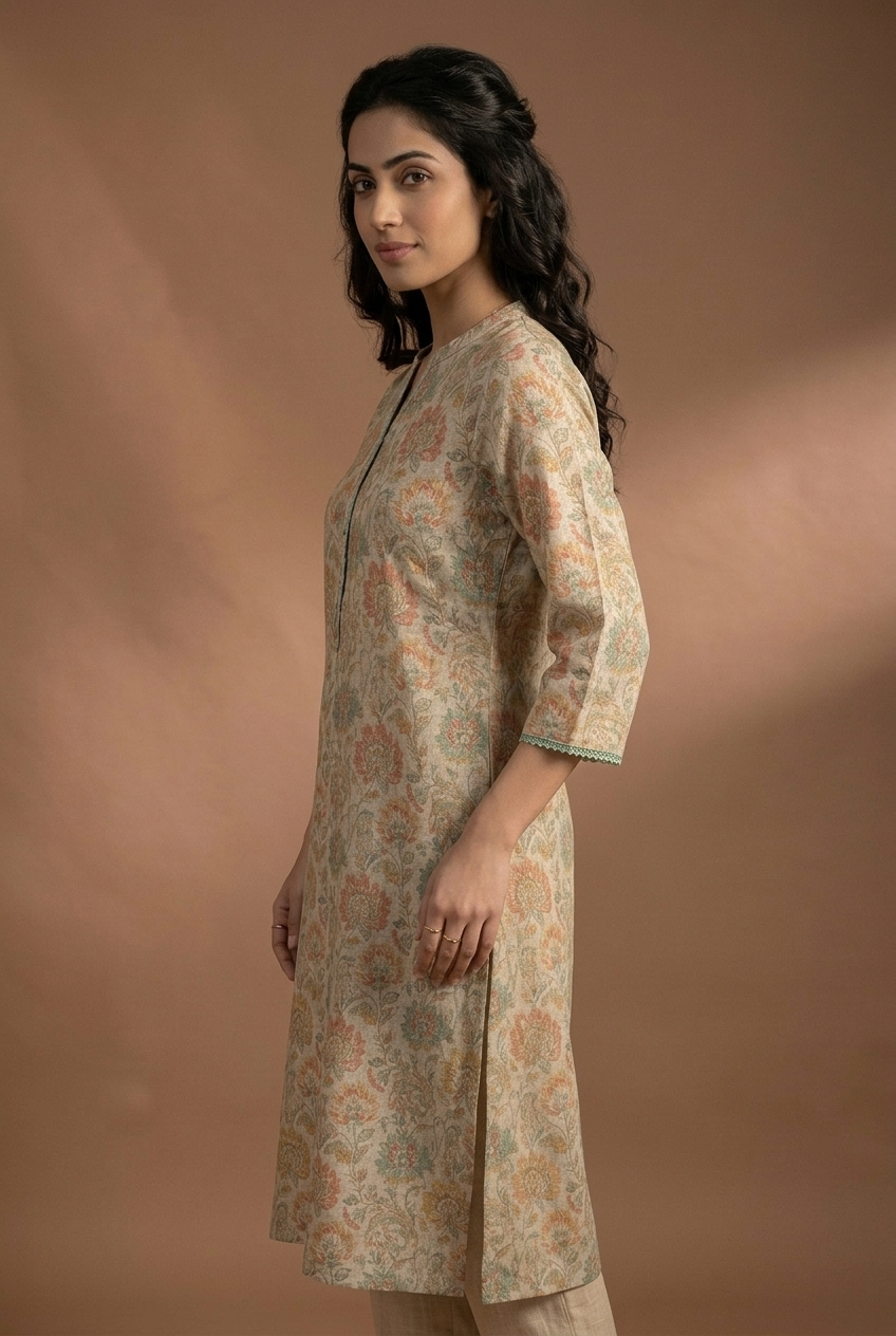 VIVEKA KURTA COMBO - MULTI Size L | Veda Handcrafted Ethnic Wear