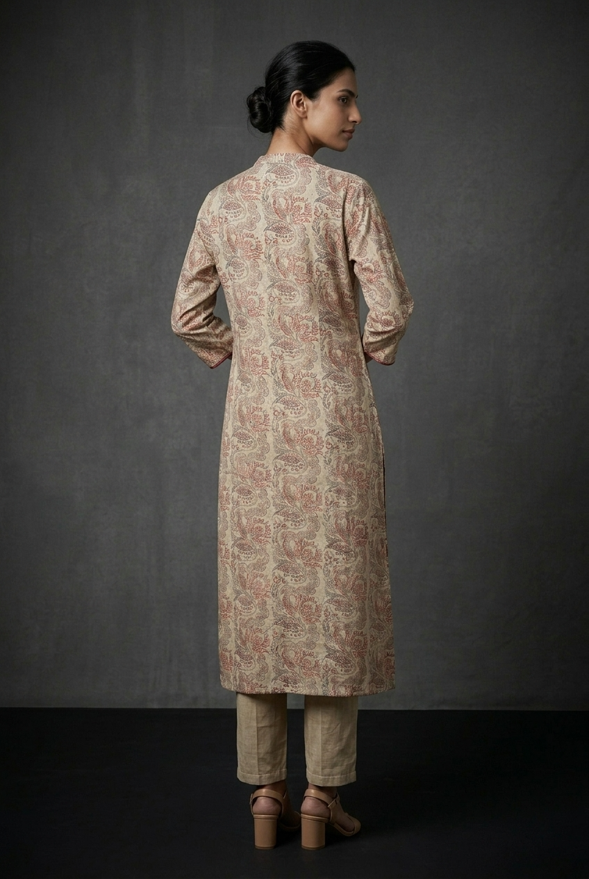 ROHINI KURTA COMBO - MAROON Size XL | Veda Handcrafted Ethnic Wear